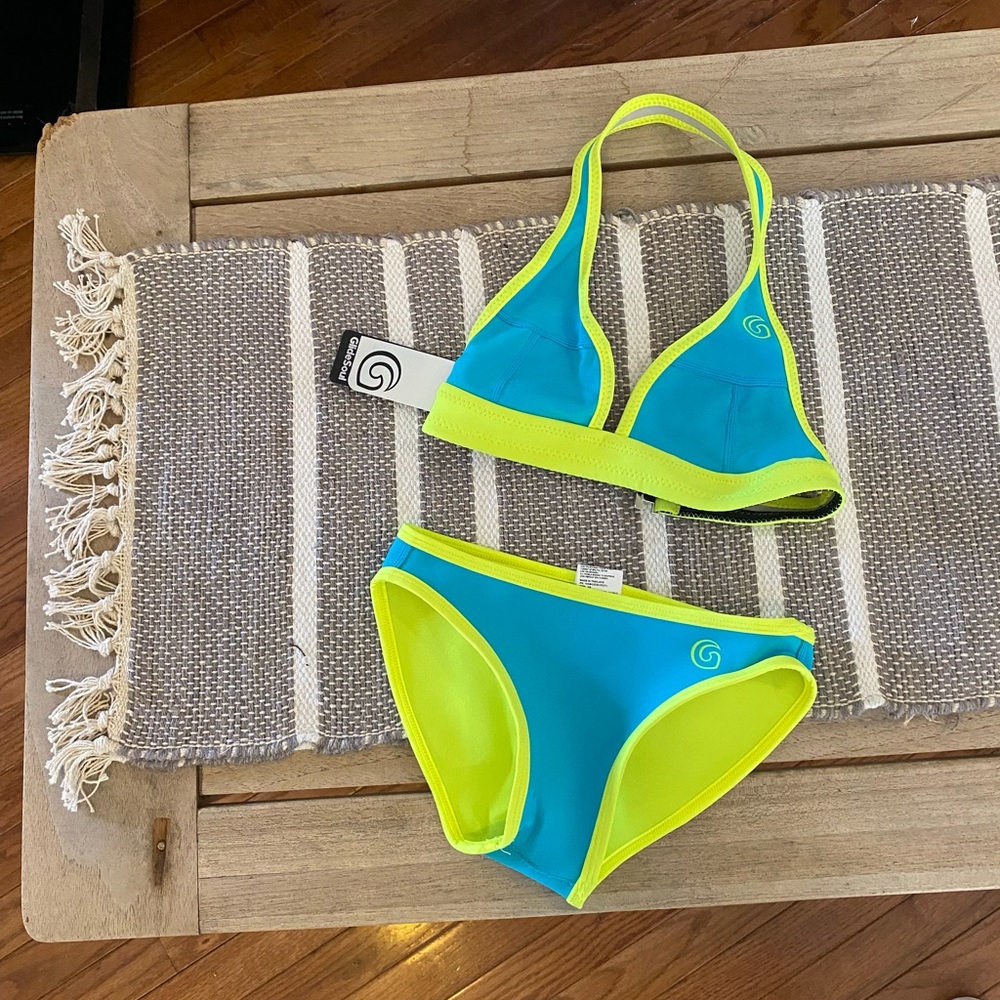 Swim Set in Blue and Yellow